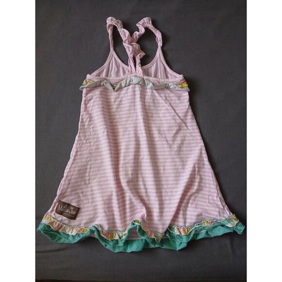 MATILDA JANE Pink Striped Girl  Dress Size 6 - Picture 2 of 3